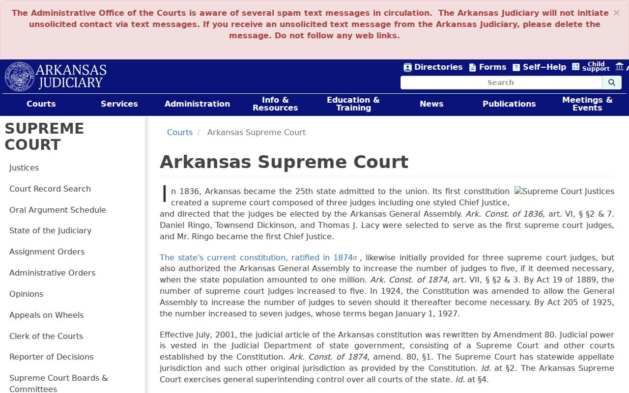 Fulton court docket Arkansas Supreme Court source